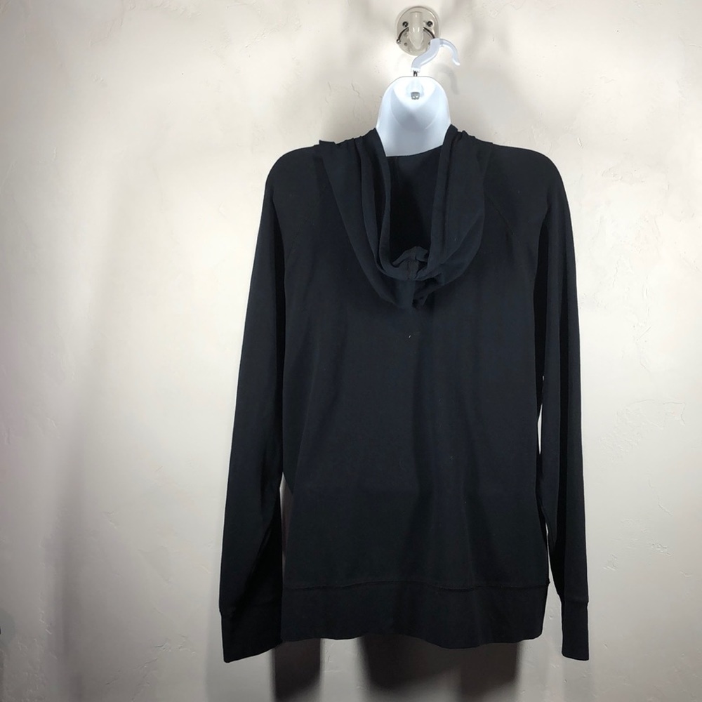 Lane Bryant black hooded zip up sweatshirt 14/16 - Picture 5 of 6